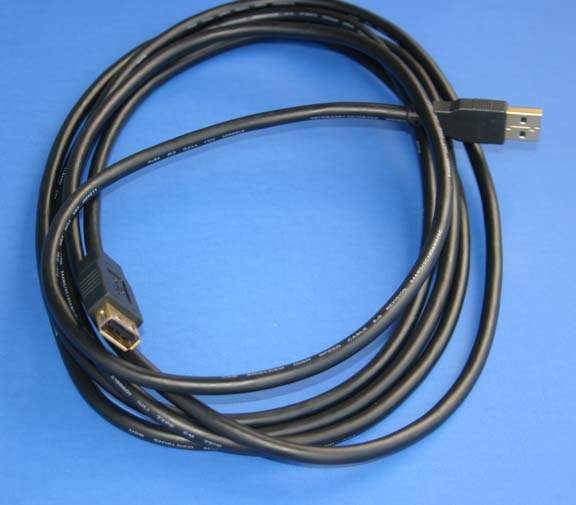 USB 2.0 Extension Cable Black 10ft A-Male to A-Female Premium 20 AWG Power