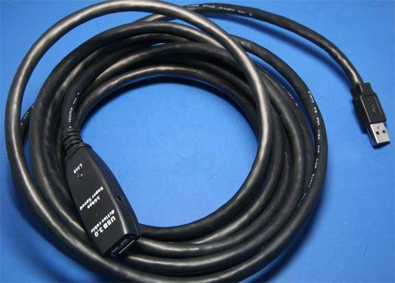 USB 3.0 Active Repeater Extension Cable LED SuperSpeed 5 Meter 15FT
