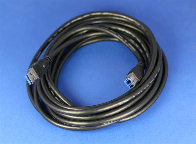 USB 3.0 SuperSpeed Cable A-B 15FT