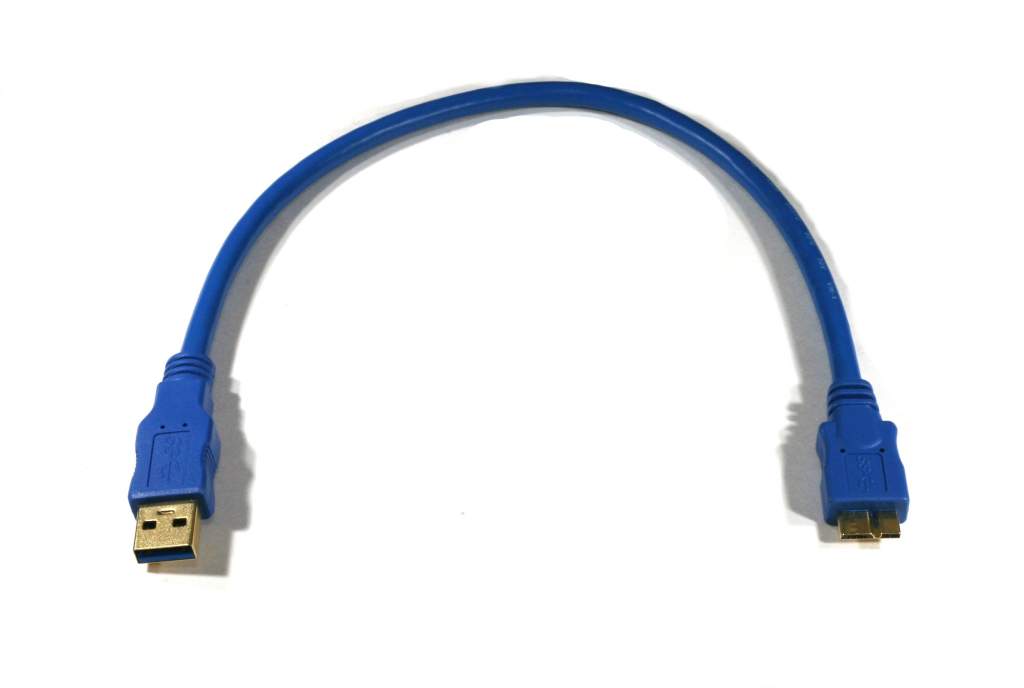 USB 3.0 SuperSpeed Micro-B Cable 1FT