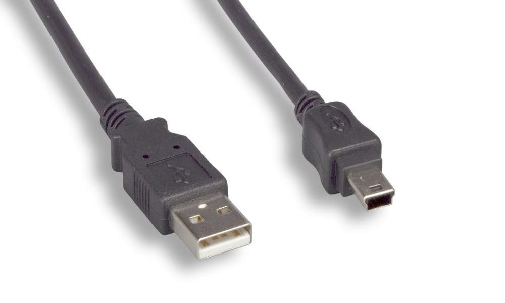 USB Blackberry PDA Cable Mini-B 6FT D1