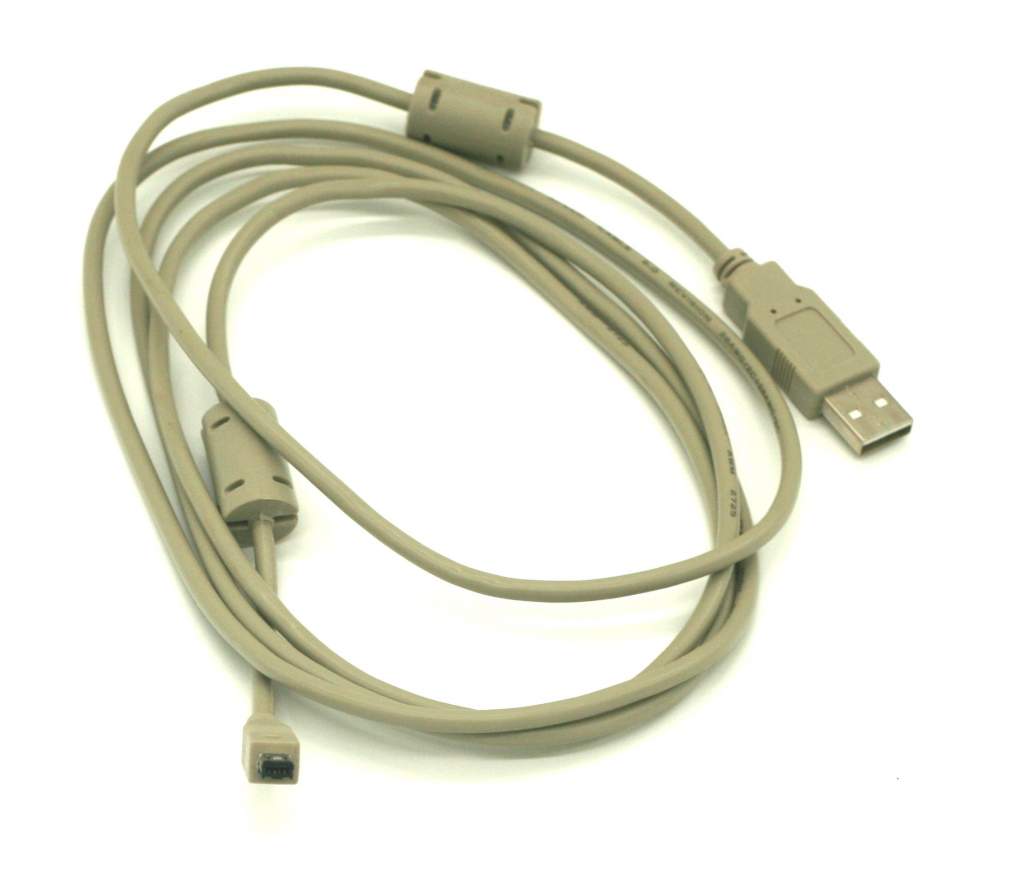 USB Cable MP3 Hirose Mini 4 Pin 6FT D9 Double Cut