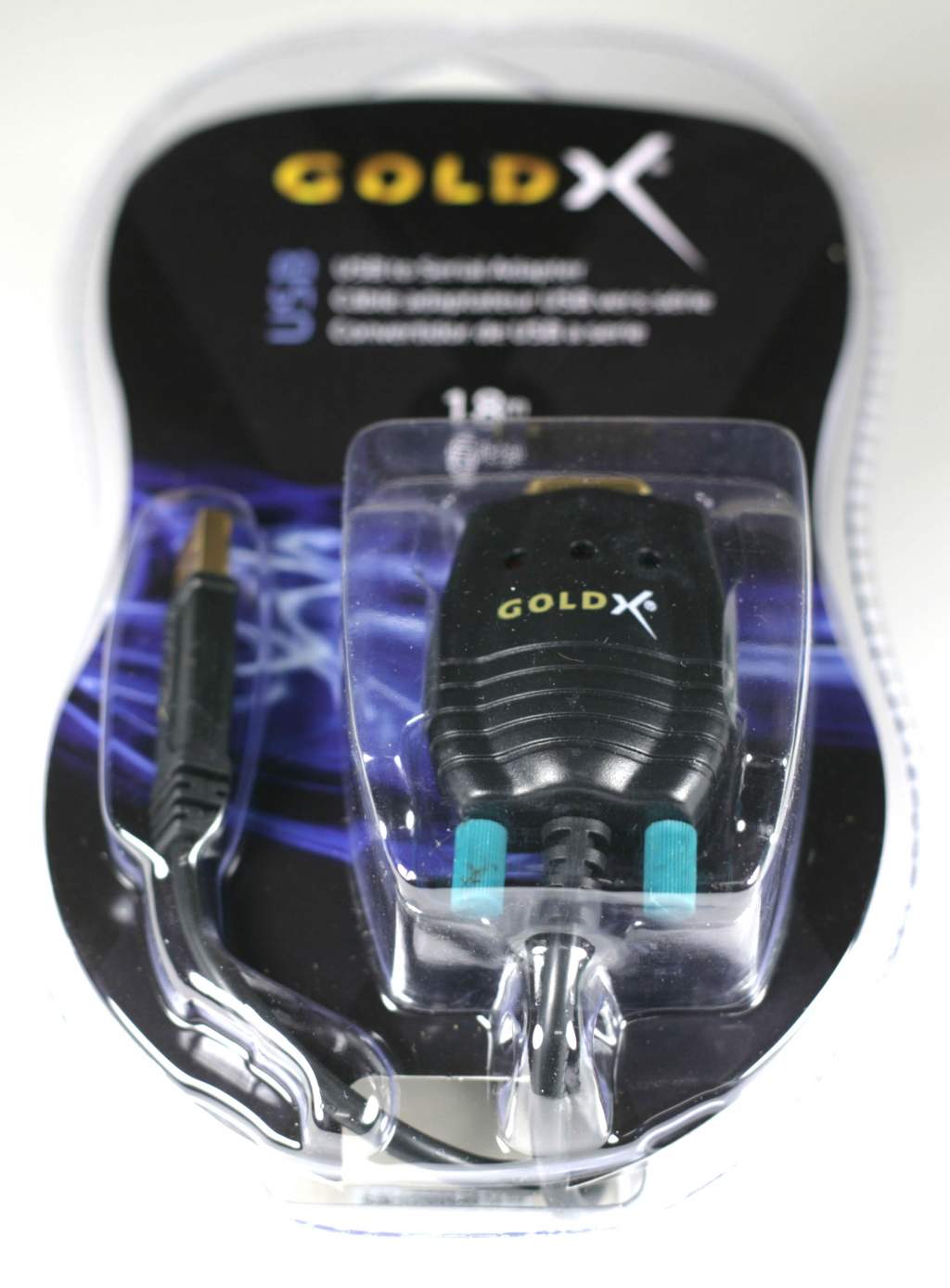 USB to DB9-Male Serial Port Converter 6FT GoldX