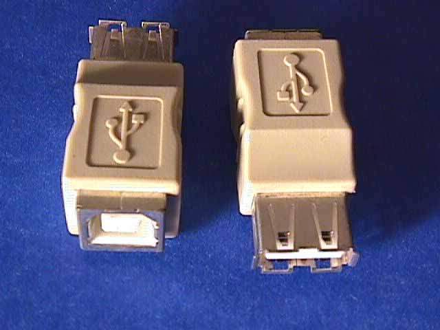 USB GENDER CHANGER TYPE A Female to TYPE B Female ADAPTER