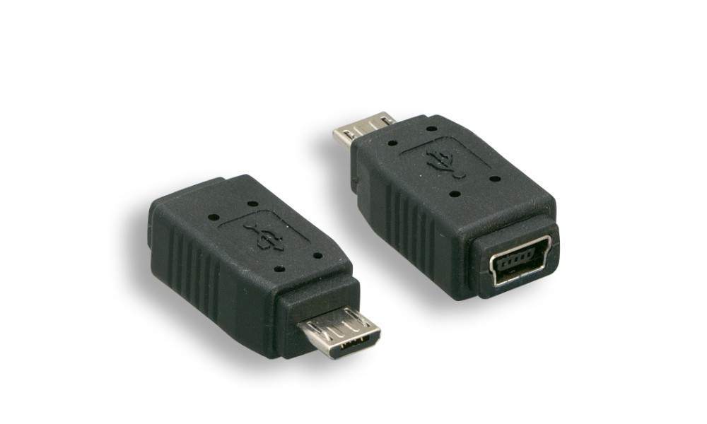 Machtig Af en toe fiets USB Mini B Female to Micro B Male Adapter