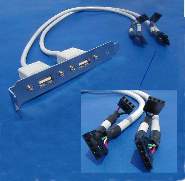 USB PORT DUAL to MAINBOARD PORT 2x4 14inch