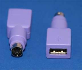 USB TYPE A Female to PS2 Mini DIN6 Male KEYBOARD Adapter
