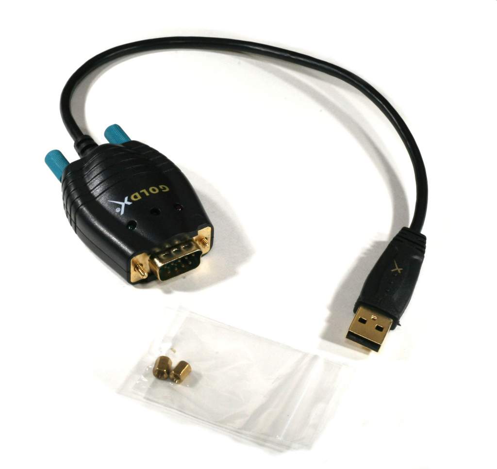 USB to DB9-Male Serial Port Adapter Prolific Chipset 1FT GXMU-1201 GEMU-1201