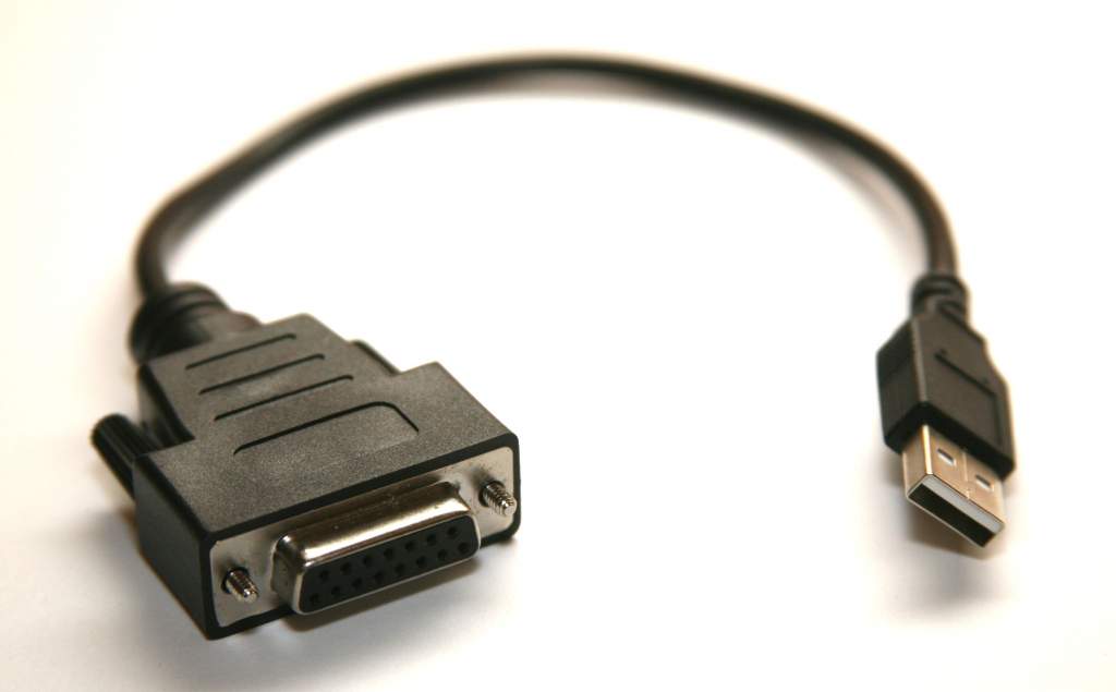 USB to Gameport DB15 Adapter Microsoft Sidewinder Logitech