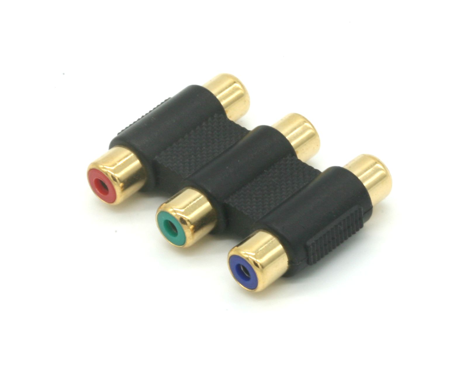 Ultra Gold COMPONENT Video Coupler Adapter Female x 2 RGB RCA connector analog