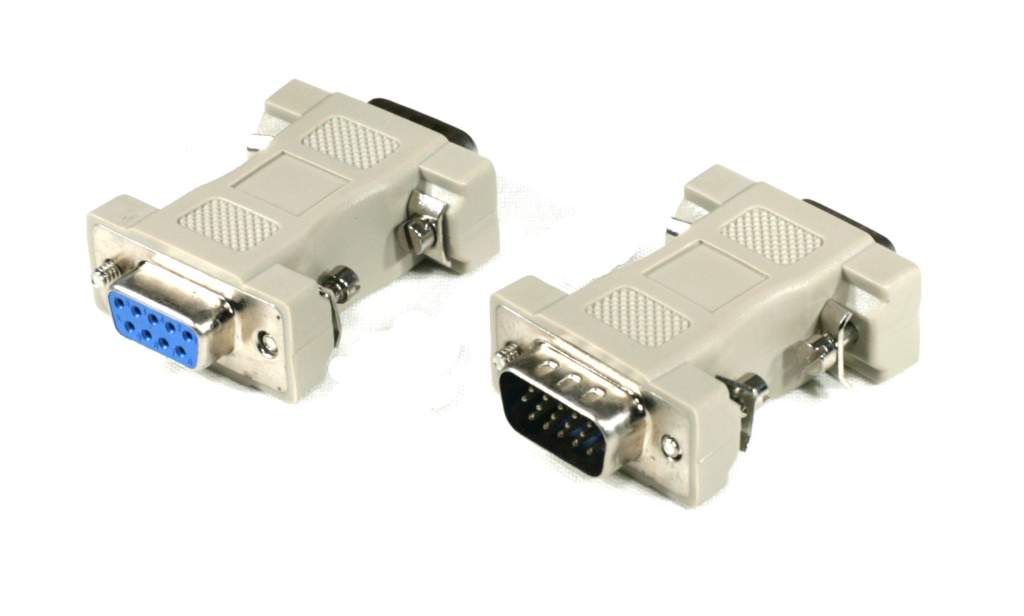 VGA-EGA Monitor Adapter MULTISYNC DB9-F to CARD HD15-M