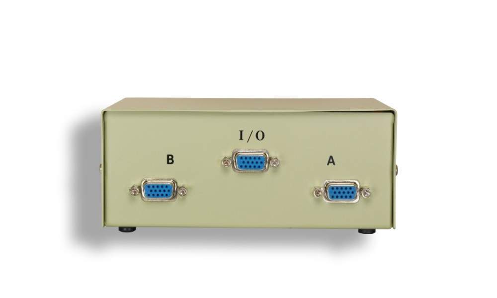 VGA HD15 AB Switch Rotary Dial