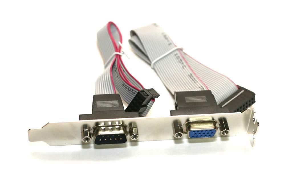 VGA Port Serial Port on Bracket