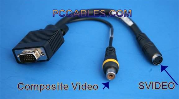 VGA Port on Laptop to SVIDEO or RCA