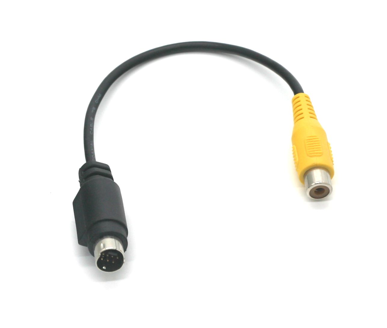 Video CARD Mini Din7 Standard to RCA Jack Adapter