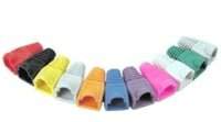 YELLOW SNAGLESS BOOT RJ45 100 Pack