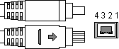 FIREWIRE 4 Pin Male