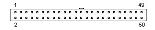 IDC 50 Female Connector