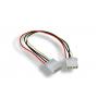 12 Inch Power Cable Extension 5.25 Molex 4 Pin Male to Female 12IN