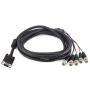 VGA HD-15 to 5 BNC RGB Video Cable for HDTV Monitor cable 10FT