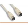 6FT MIDI Standard Male Male Din5 Cable Beige