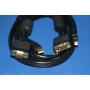 6FT Video HD15 Male to Male plus USB Type AB Cable KVM