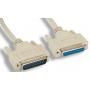 10FT DB25M to DB25F Serial Cable Extension
