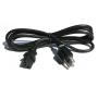 6FT Standard Power Cord Cable Black UL cUL