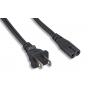 15FT Power Cord Binocular IEC320 C7 C-7 Cable UL CE