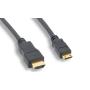 HDMI Type-C Male to HDMI Type-A Female Adapter cable 8 inch