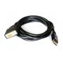 DisplayPort Male to DVI-D Male 2 Meter Cable Premium