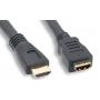 24AWG High Speed HDMI Male to Female Extension Cable CL2 3D Ready 3Ft