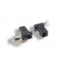 RJ45 to DB9-Female Adapter Black RS232 Modular DB9F