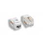 CAT6 RJ-45 Punch-Down Keystone Jack White