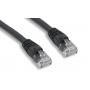 10FT CAT5e Snagless Ethernet Network Patch Cable Black