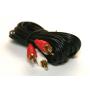 DUAL RCA Audio Cable 12FT Black