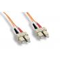 SC-SC Fiber Optic 1 Meter 62.5 125UM Duplex Multimode