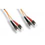 ST-ST FIBER OPTIC 1Meter 62.5 125UM Duplex Multimode