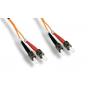 ST-ST FIBER OPTIC 15Meter 62.5 125UM Duplex Multimode Cable