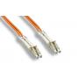LC-LC FIBER OPTIC Patch Cable 1M 62.5 125UM Duplex Multimode OM1 Orange
