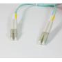 10Gb Duplex Multimode 50 125 OM4 Fiber Optic Patch Cable LC-LC Aqua 2M