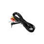 CAMCORDER AV Cable 3.5mm JACK M to 3 RCA M 6FT