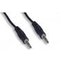 3FT STEREO Cable Black 3.5mm PLUG PLUG Male to Male