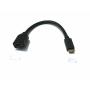 HDMI Mini Type-C Male to HDMI Type-A Female Cable 8 inch