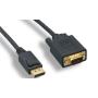 6ft DisplayPort to VGA Cable DP to VGA Certified Premium Quality