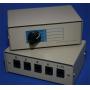 RJ45 ABCD 4 Way Switch Box Rotary Manual