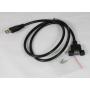 USB 3.0 Panel Mount Cable Single Port Bulkhead Cable Male-Female 3Ft