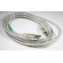 USB 2.0 Cable A-B Silver 6FT