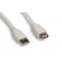 USB 2.0 Extension Cable A-Male to A-Female 15FT White