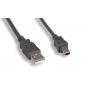 USB Camera Cable MINI-B 5-Wire 12IN Black 1FT Adapter